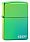 Зажигалка ZIPPO Classic с покрытием High Polish Teal, латунь/сталь, зелёная, глянцевая, 38x13x57 мм_ЗЕЛЕНЫЙ