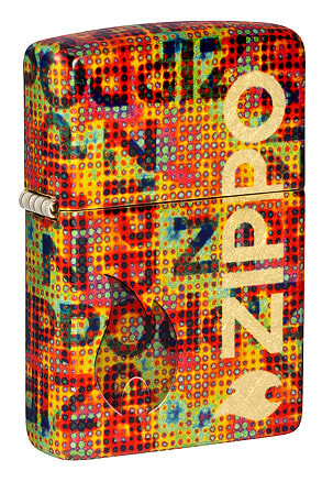 Зажигалка ZIPPO Pixel Fusion с покрытием 540 Tumbled Brass, латунь/сталь, разно