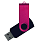 Флеш накопитель USB 2.0 Twister Сolor Mix 16GB, пластик Софт Тач/металл, черный/розовый_ЧЕРНЫЙ 3