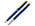 Набор: шариковая ручка и ручка-роллер PEN & PEN. Pierre Cardin, синий/серебристый/золотистый_синий/золотистый/серебристый
