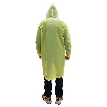 Дождевик RainForest, унисекс, материал EVA, размер XL-XXL, желтый